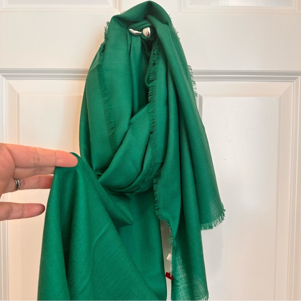 SOLD! Max&Co by Max Mara Label-cut 100% Wool Logo Scarf 🧣 Size: OS Fall/Winte - Picture 6 of 11